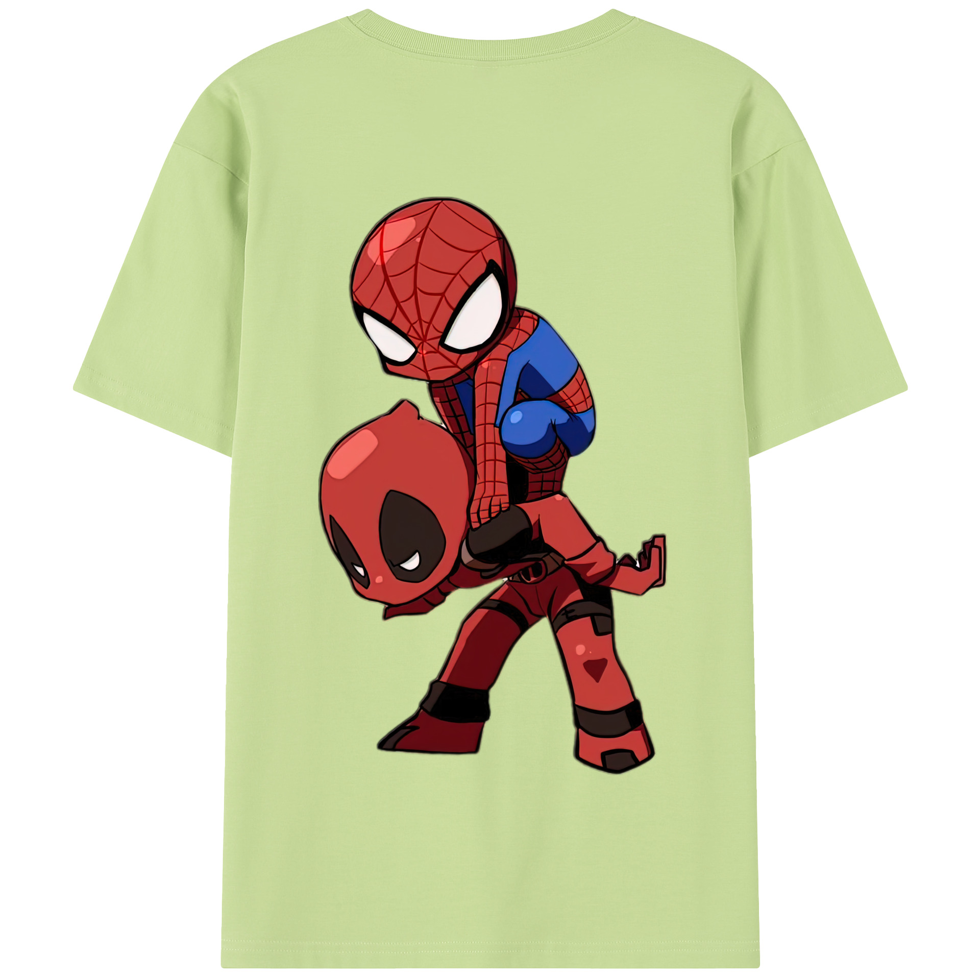 （画像用） Deadpool デッドプール 綿100％半袖Tシャツ（背面プリント）